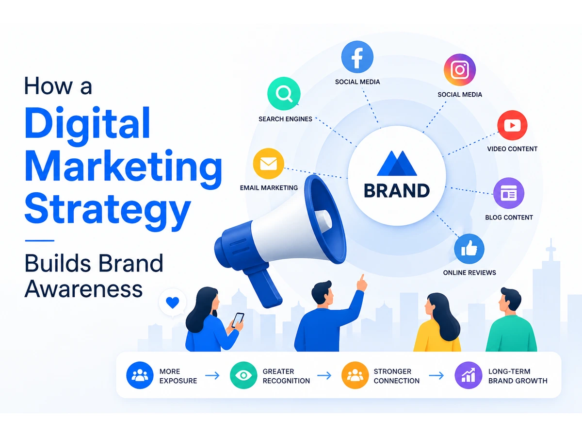 How a Digital Marketing Strategy Builds Brand Awareness