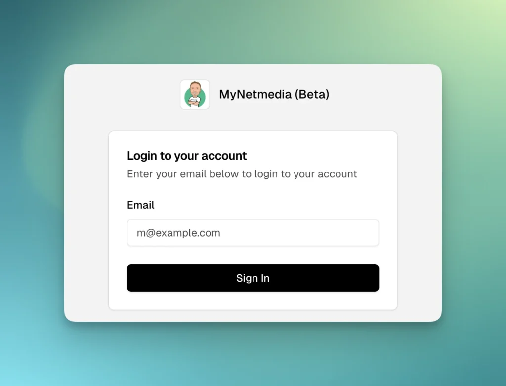 My Netmedia - Log In