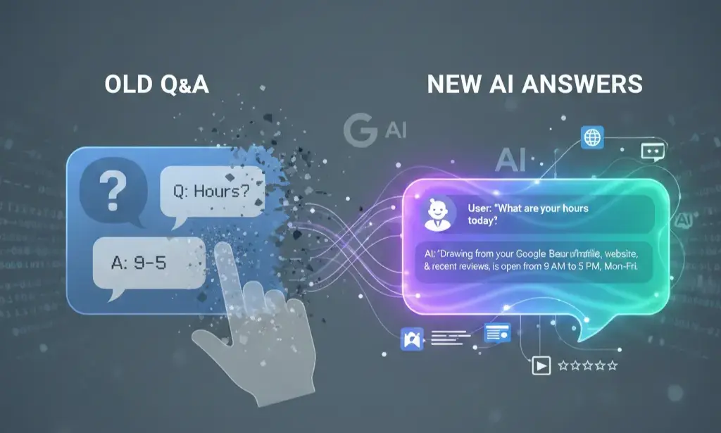 From Q&A to AI Answers: What’s Replacing Google Business Q&A?